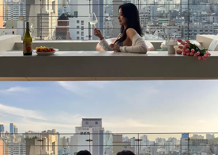 公寓式飯店 Theoda Gwangalli Private Terrace