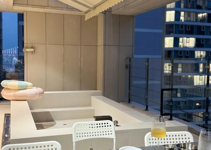 公寓式飯店 Theoda Gwangalli Private Terrace